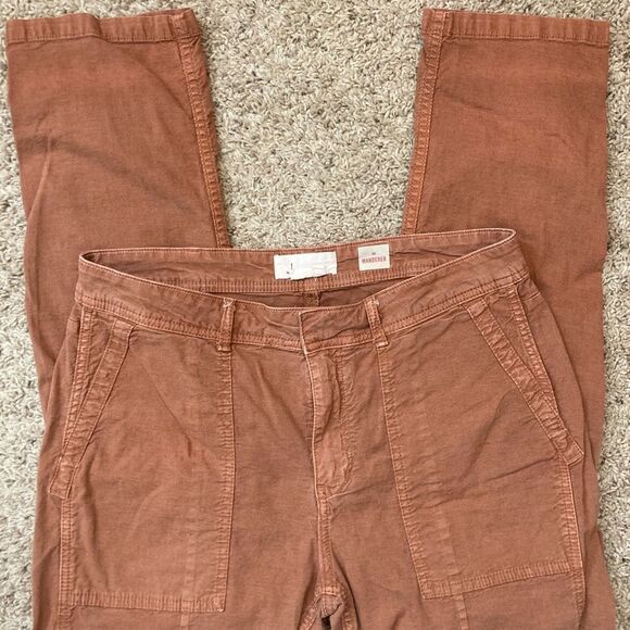 Anthropologie The Wanderer cotton linen utility pants w/ pockets - Picture 2 of 9